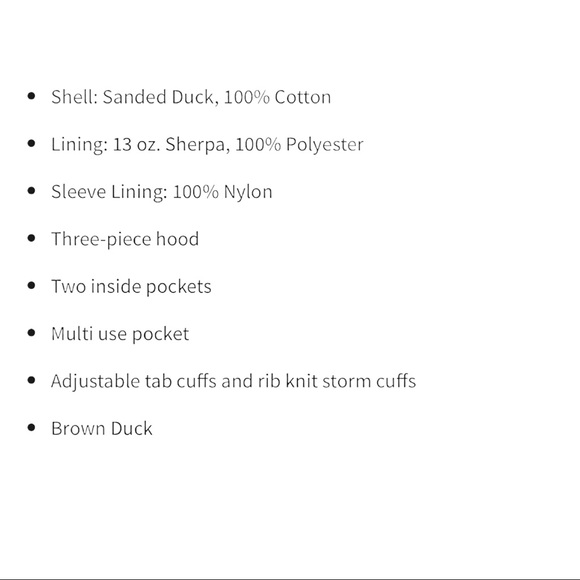 DICKIES Men’s 2XL Brown / Tan Sanded Duck Sherpa Lined Jacket - Picture 4 of 7